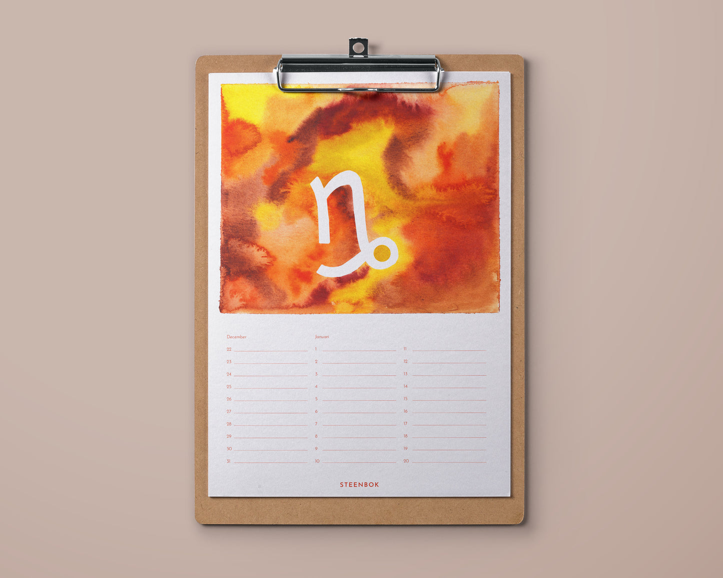 Verjaardagskalender Zodiac